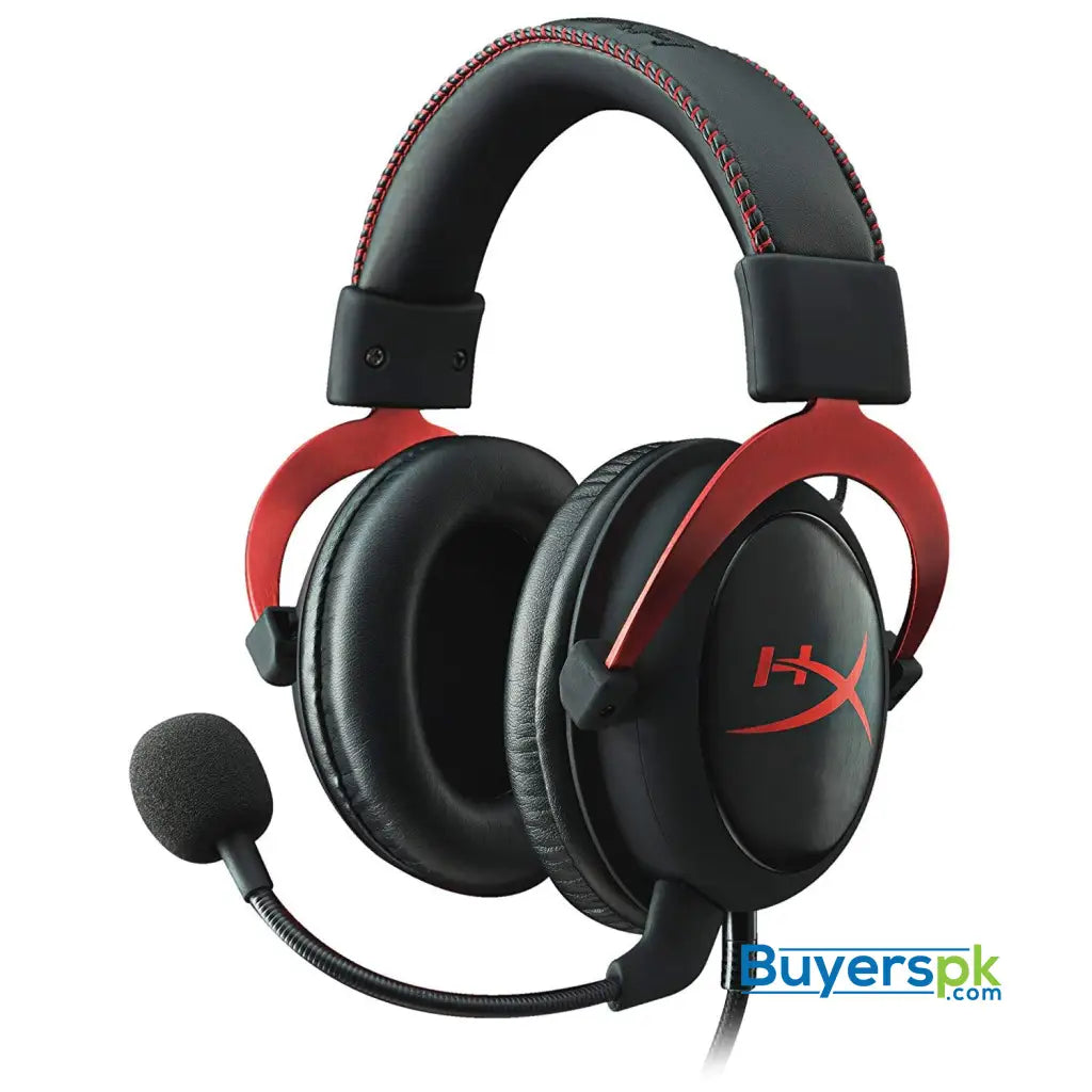 HyperX Cloud II Gaming Headset - 7.1 Surround Sound - Memory Foam Ear Pads - Durable Aluminum Frame - Multi Platform Headset - Works with PC HyperX Cloud II Gaming Headset - 7.1 Surround Sound - Memory Foam Ear Pads - Durable Aluminum Frame - Multi Platform Headset - Works with PC